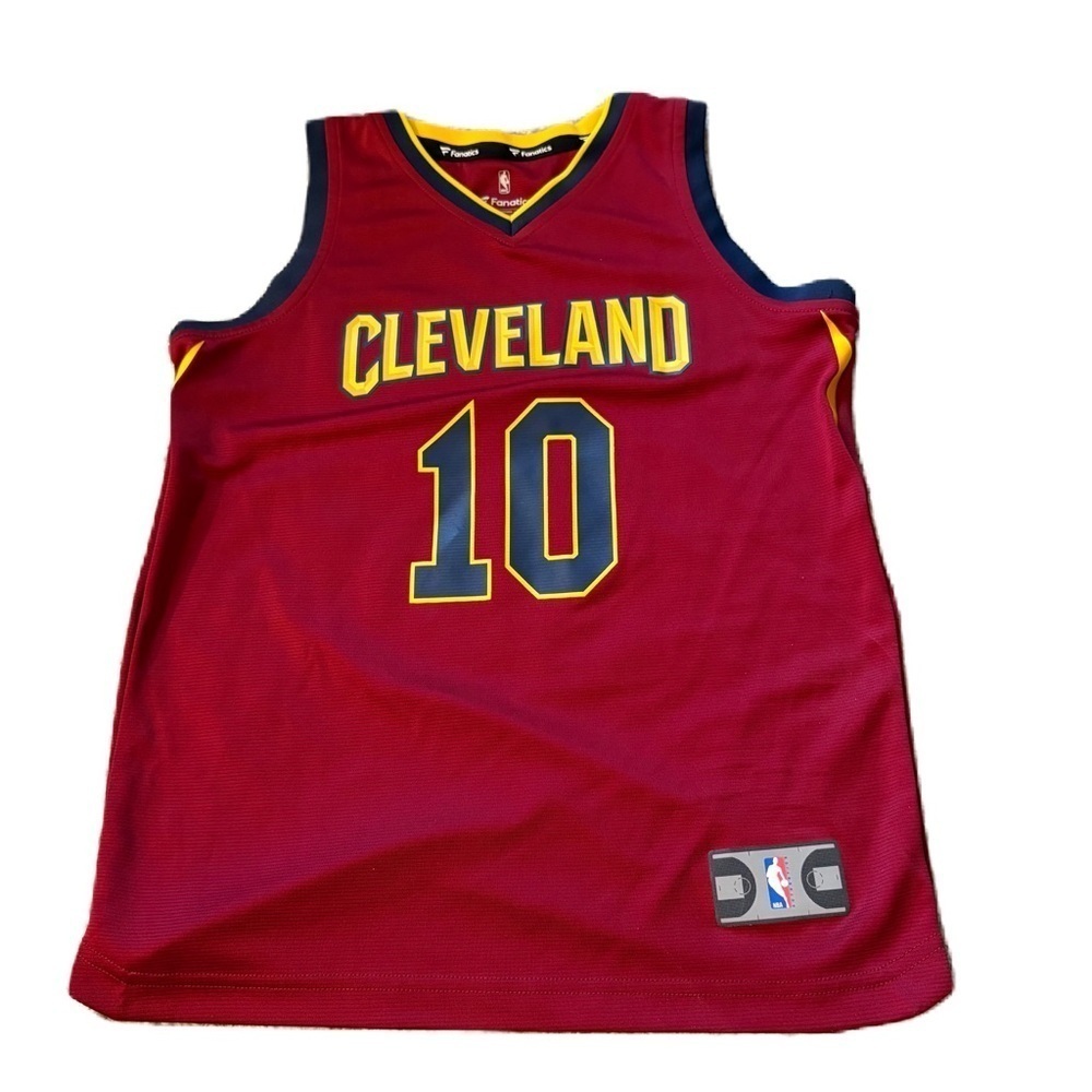 Cleveland Cavaliers Kids Basketball Jersey #10 Garland Small Fanatics NBA Red
